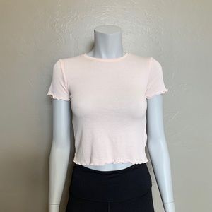 Baby Pink Crop Top